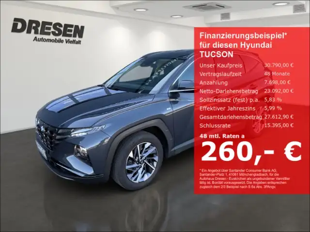 Hyundai TUCSON Trend 1.6 GDI Turbo (180PS) 48V 7 DCT 4WD LED RFK