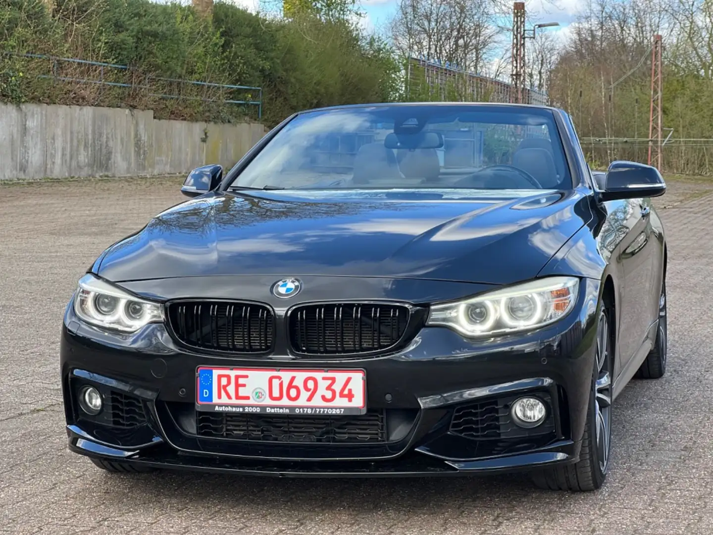 BMW 428 Baureihe Cabrio 428 i xDrive*M-PAKET*HUD*SHZ Noir - 1