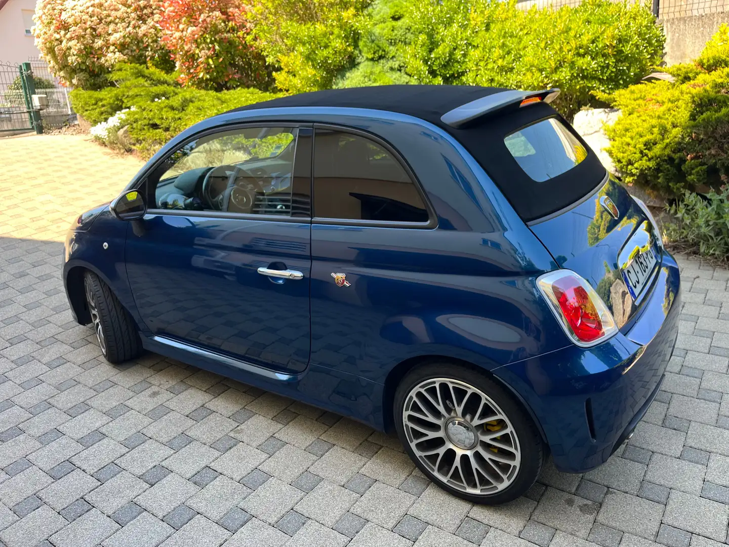Abarth 500C 500C 1.4 Turbo 16V T-Jet 160 ch CABRIO ITALIA Azul - 2