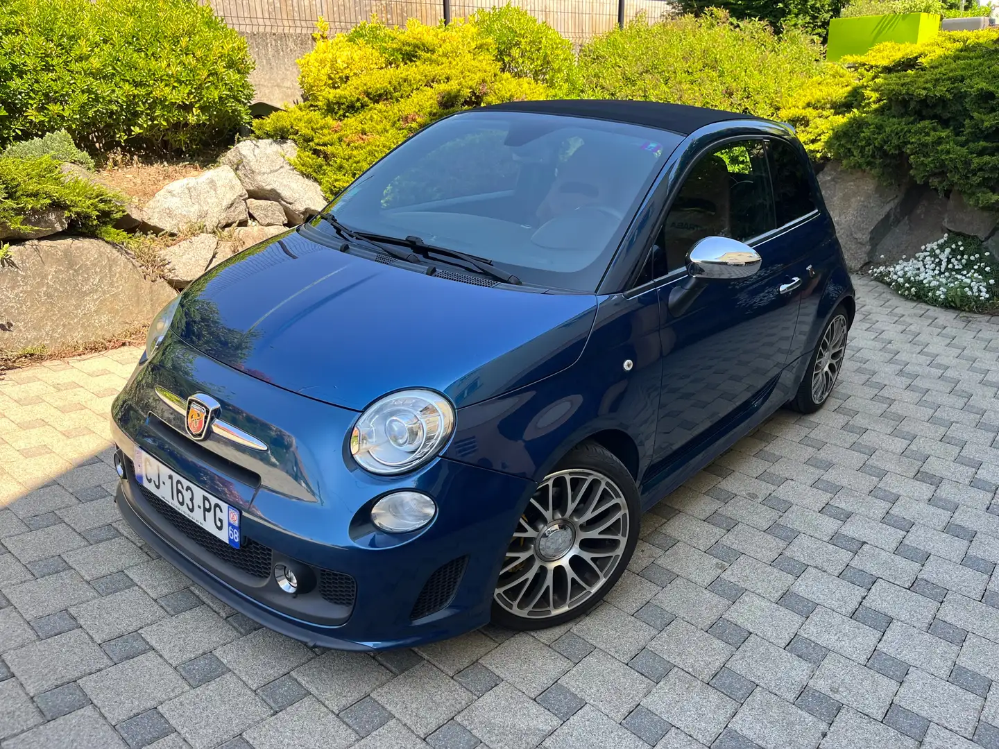 Abarth 500C 500C 1.4 Turbo 16V T-Jet 160 ch CABRIO ITALIA Azul - 1