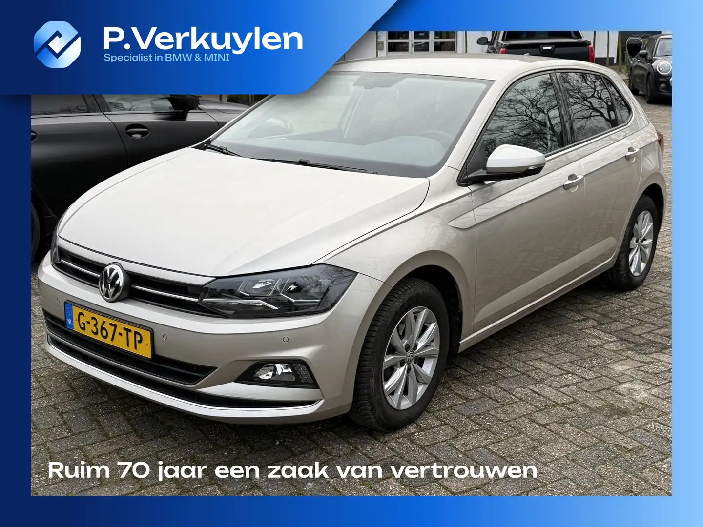 Volkswagen Polo 1.0 TSI Comfortline | CLIMATE CONTROL | APP CONNEC Gris - 1