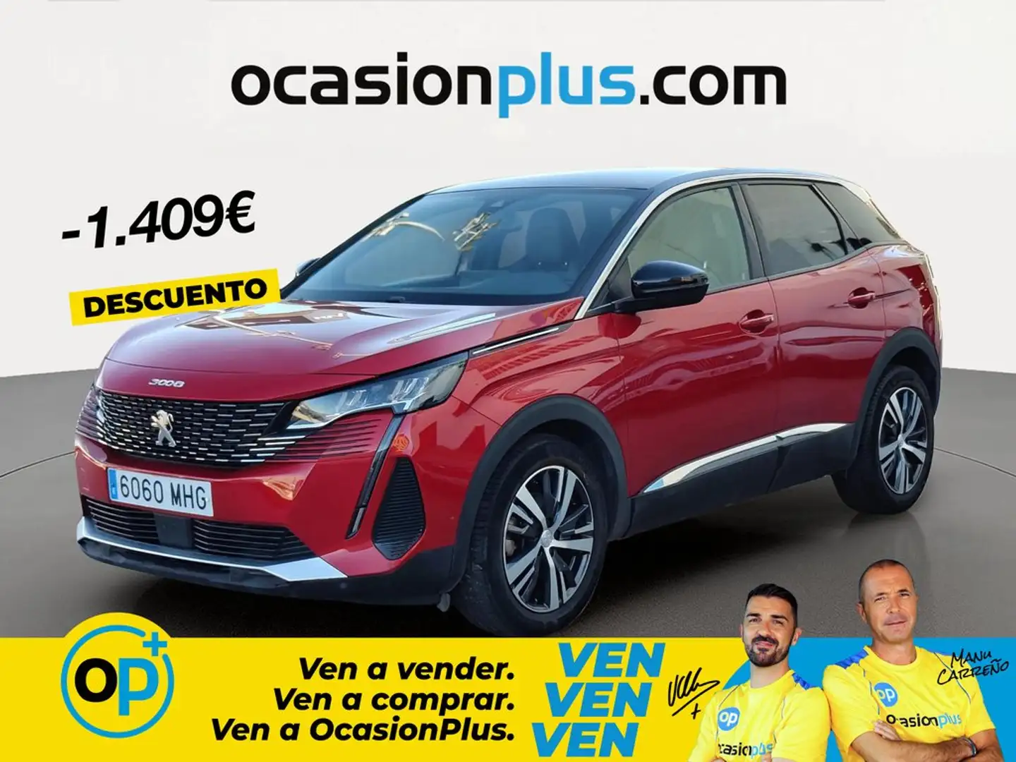 Peugeot 3008 1.2 S&S PureTech Allure Pack EAT8 130 Rojo - 1