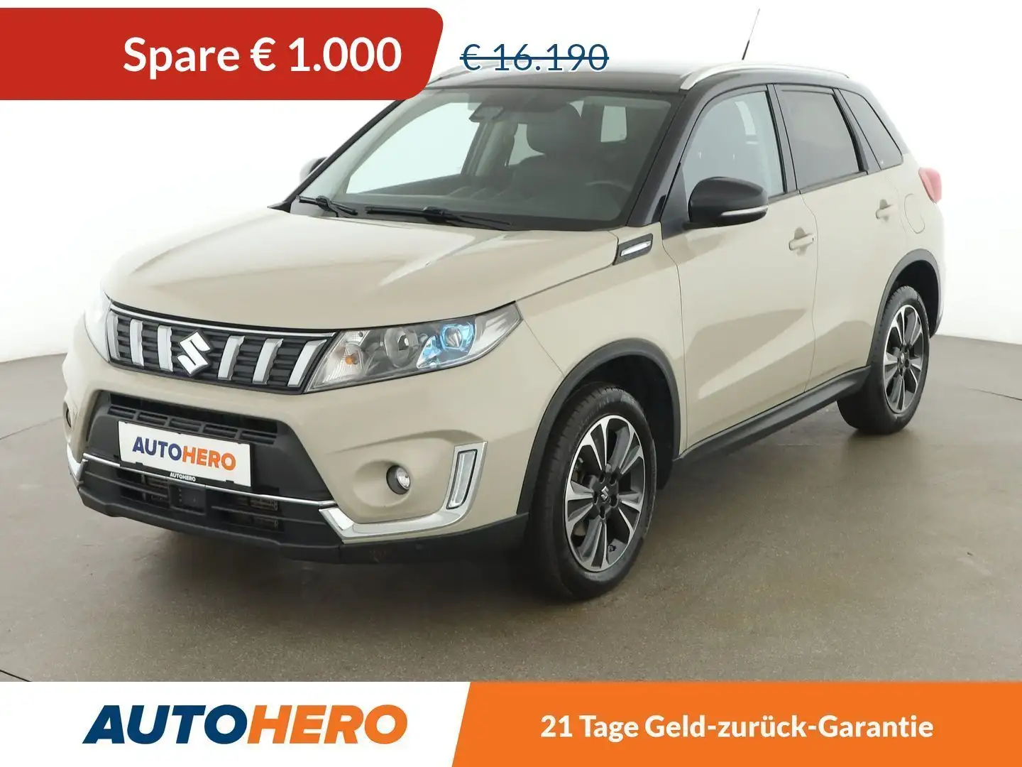 Suzuki Vitara 1.4 S 4x4*NAVI*ACC*CAM*PDC*SHZ*KLIMA*GARANTIE* Beige - 1
