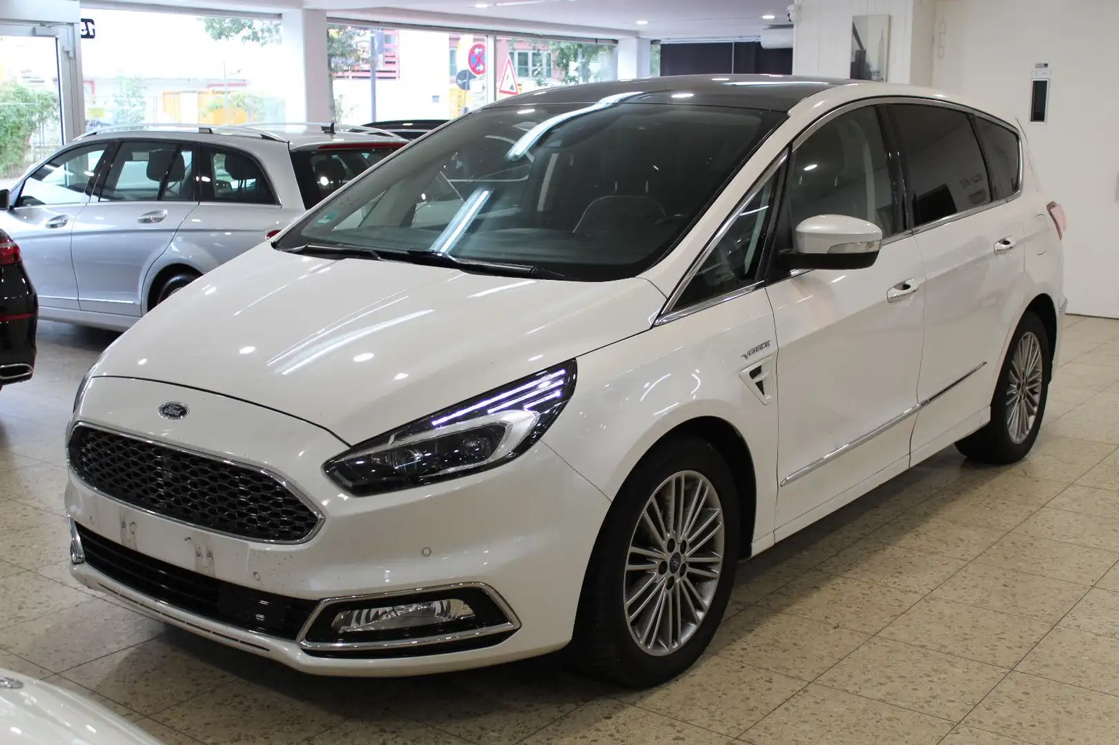 Ford S-Max 2,0"Vignale"Panorama"7 Sitze"Leder"VOLL" Blanco - 1