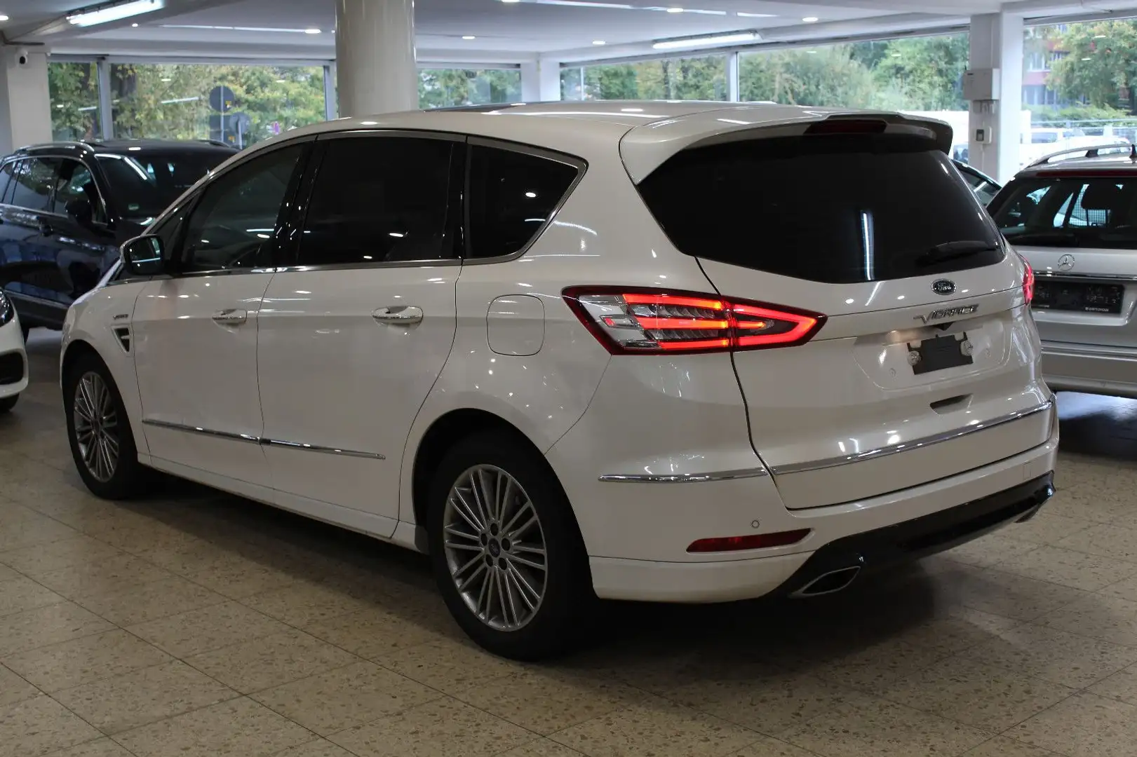 Ford S-Max 2,0"Vignale"Panorama"7 Sitze"Leder"VOLL" Blanco - 2