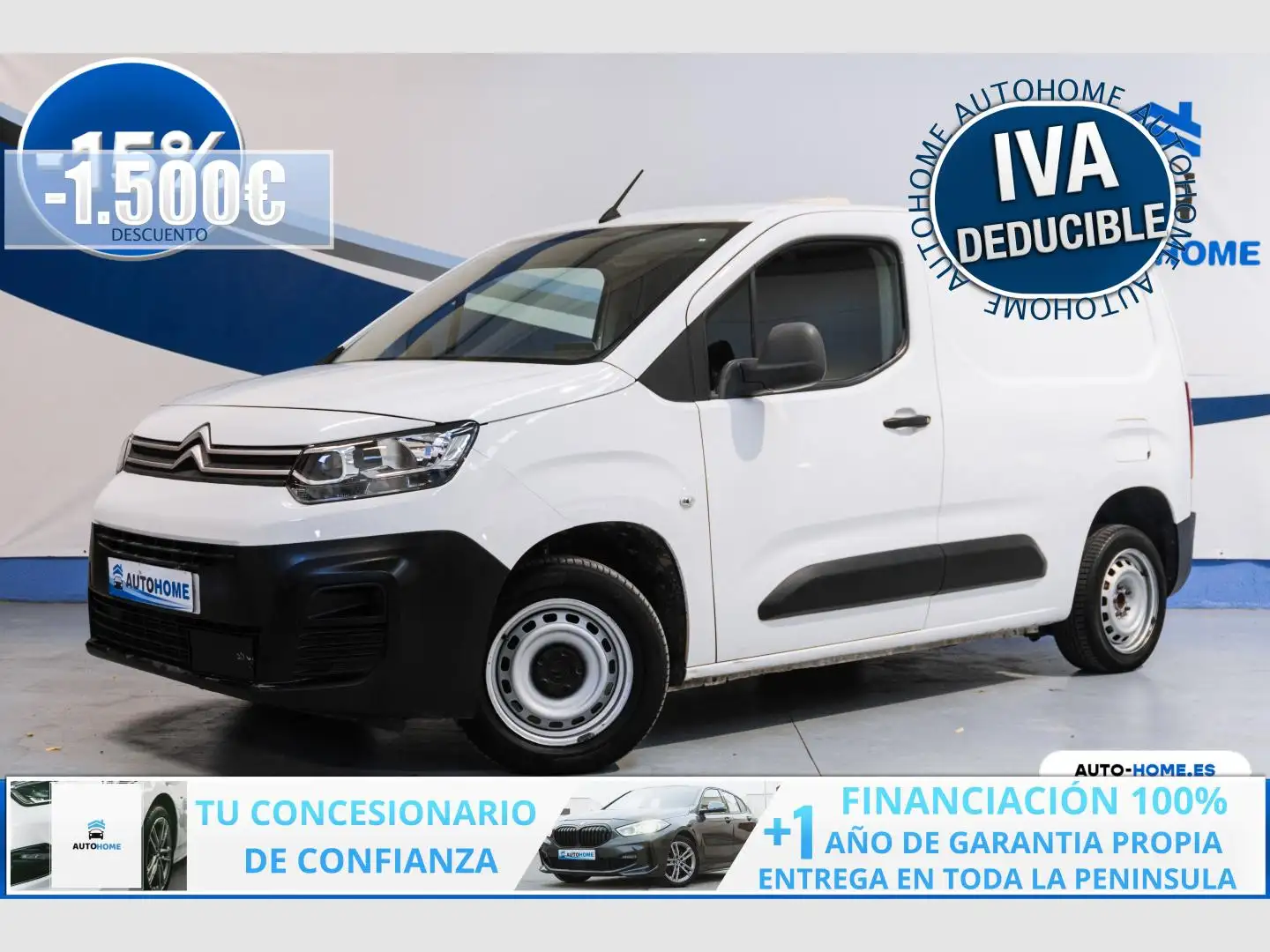 Citroen Berlingo Van BlueHDi S&S Talla M Control 75 Blanc - 1