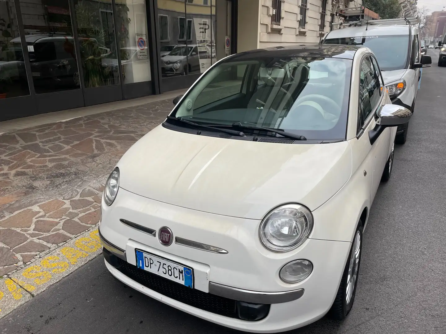 Fiat 500 500 1.2 Lounge 69cv Bianco - 2