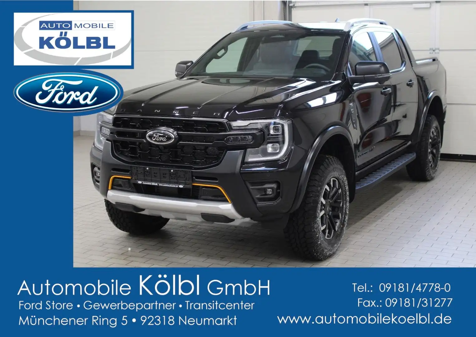 Ford Ranger Wildtrak X DoKa 2.0 Auto., EL. ROLLO/B&O Negro - 1