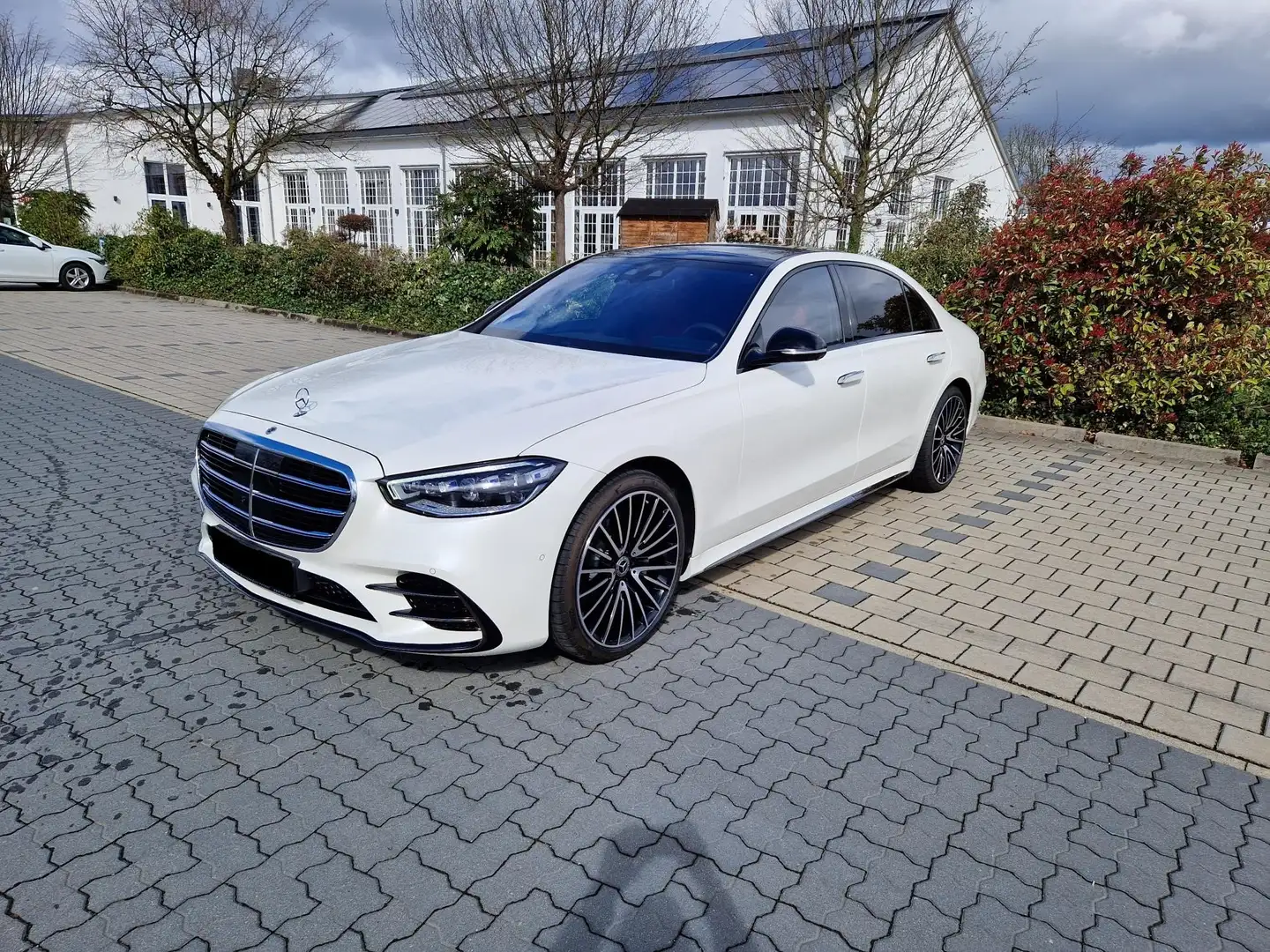 Mercedes-Benz S 580 S580 4Matic Lang VOLL AMG Night Head-Up Standheiz Bianco - 1