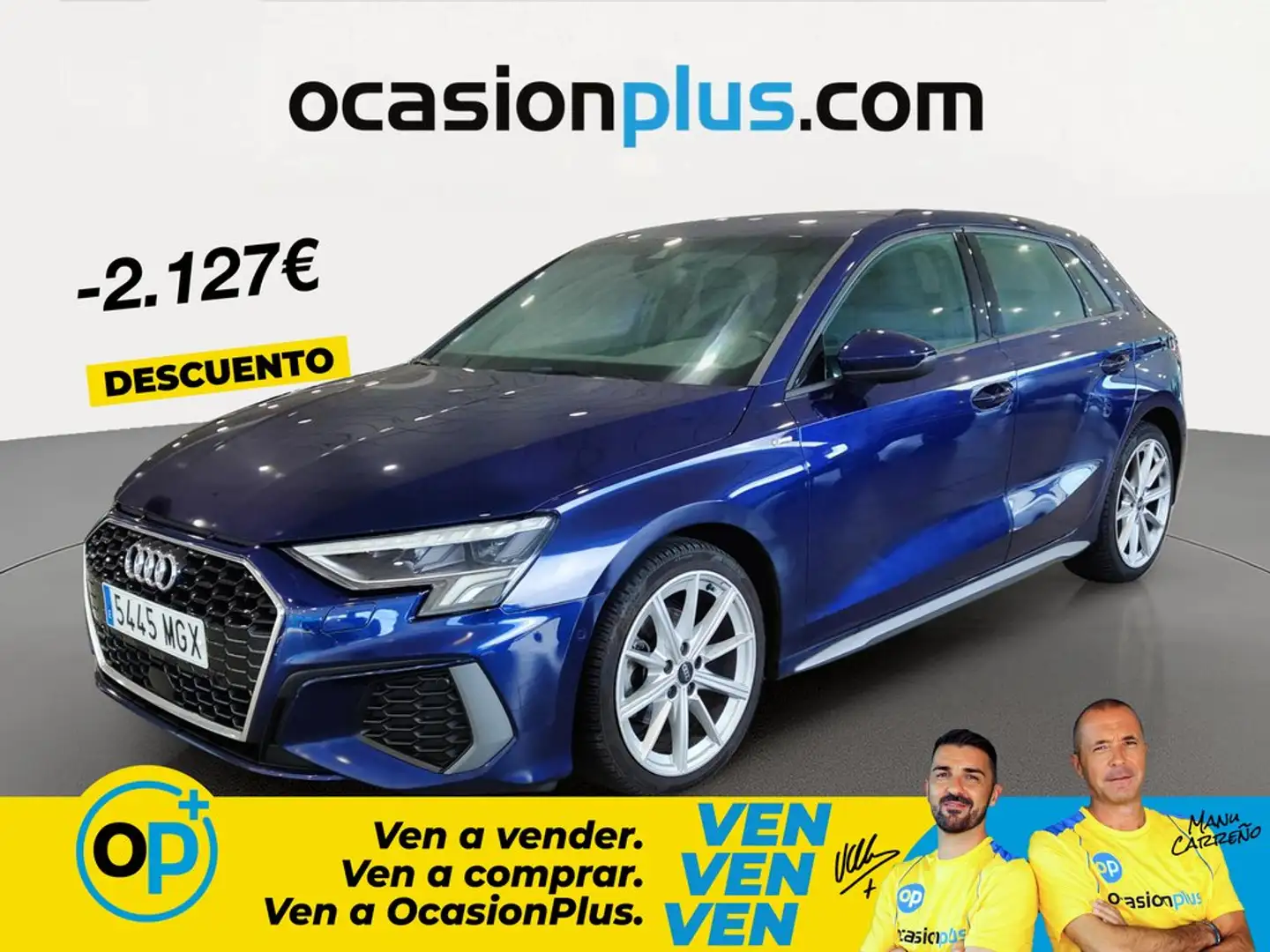 Audi A3 Sportback 35TDI S line S tronic Azul - 1
