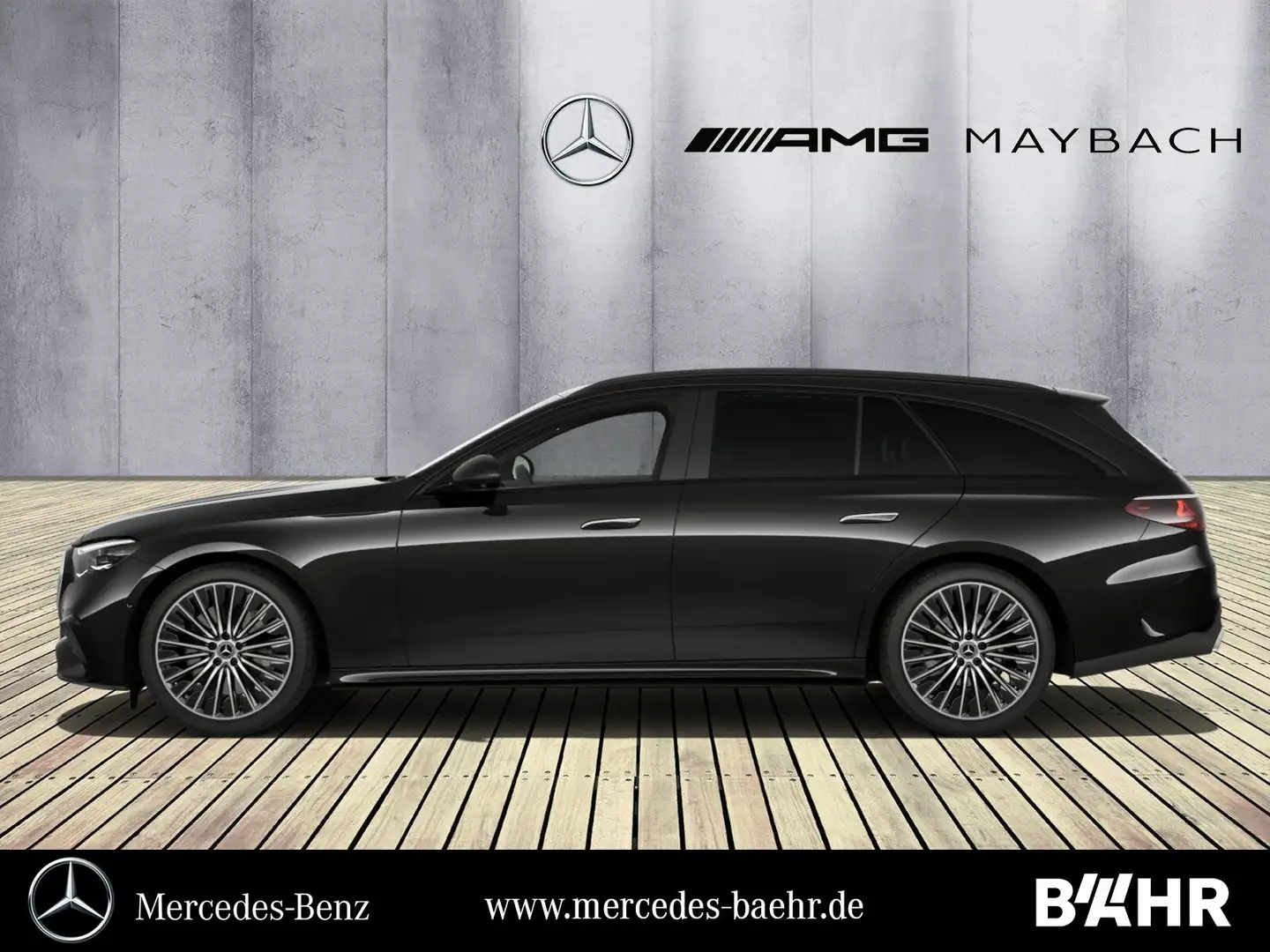 Mercedes-Benz E 220 E 220 d T-Modell AMG/PANO/Burmester/AHK/360°/ Schwarz - 2