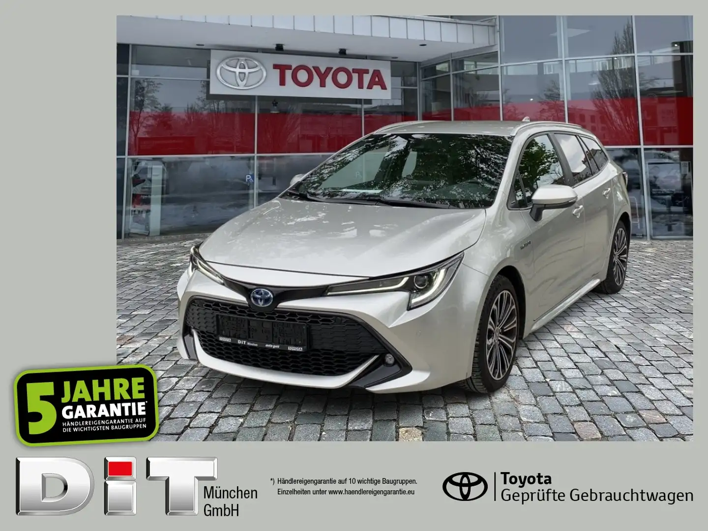 Toyota Corolla Touring Sports 2.0 Team D Matrix 2xKlima Zilver - 1