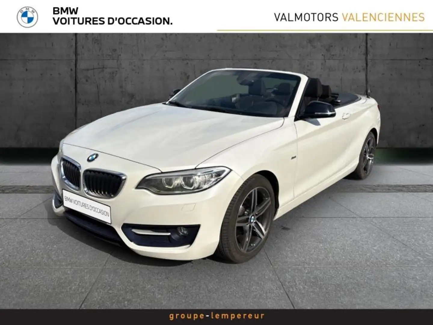 BMW 218 218dA 150ch Sport Blanc - 1