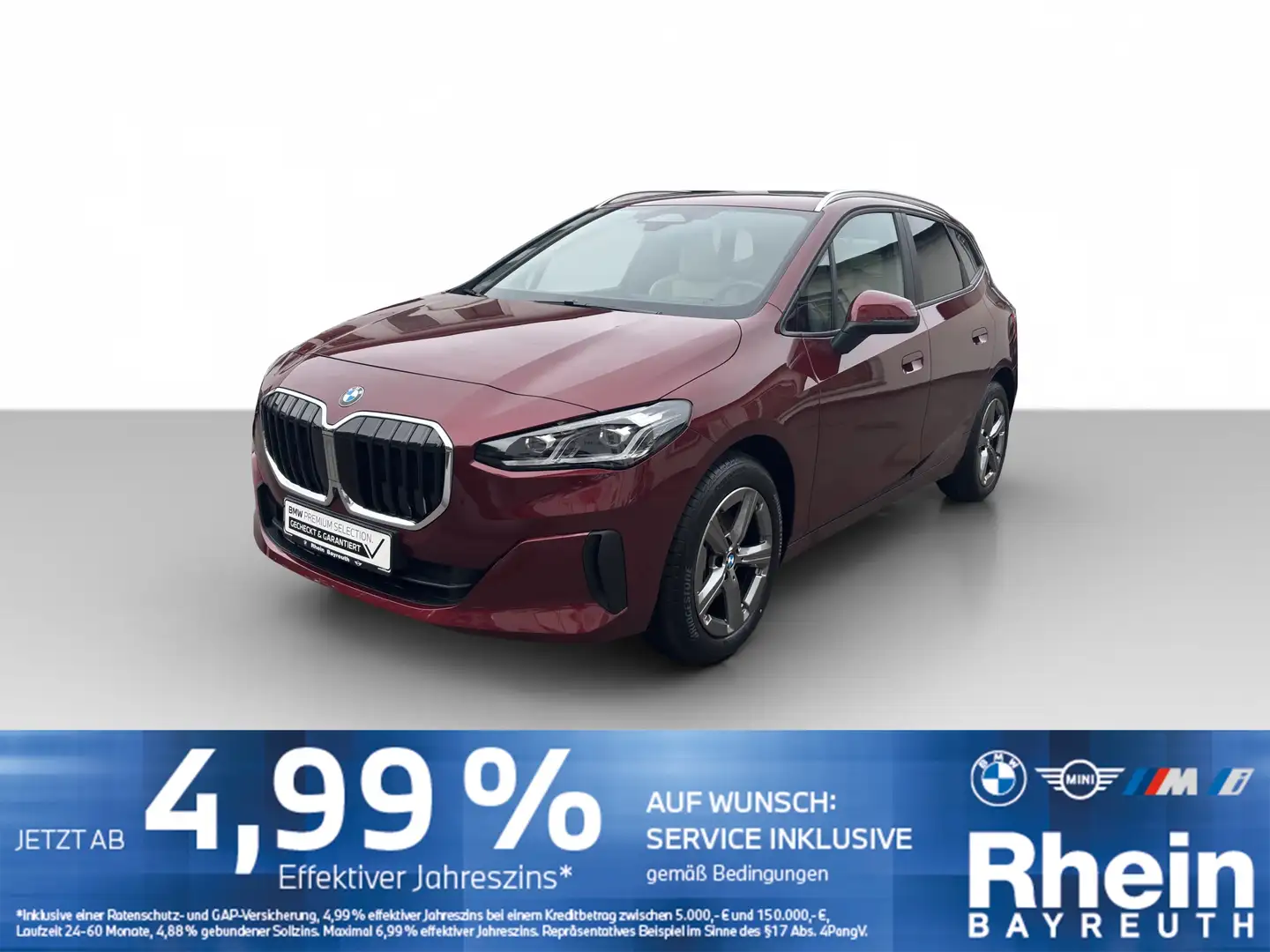BMW 216 i Active Tourer Navi AdapLED HUD GSD Park+ Navi Ad Rosso - 1