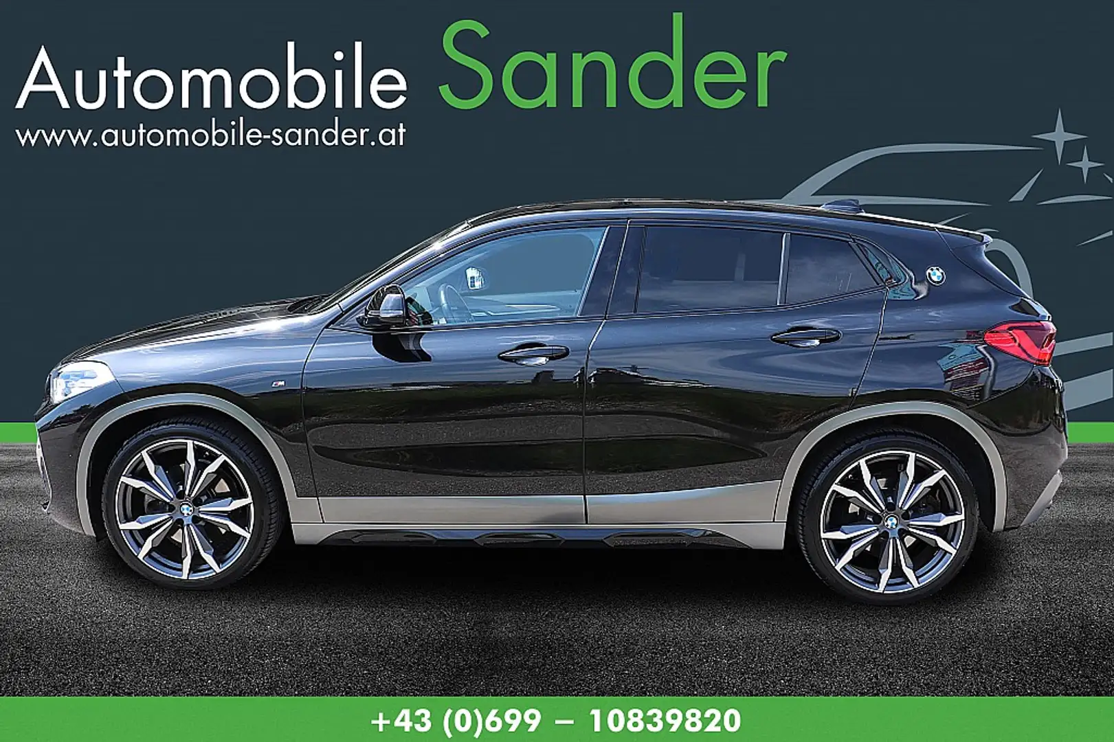 BMW X2 sDrive 20d M-SPORT X Aut. Black - 2