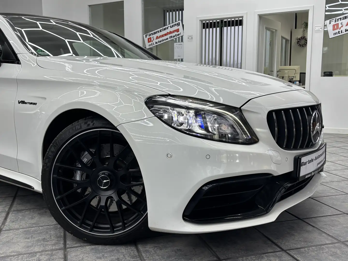 Mercedes-Benz C 63 AMG Junge Sterne, Pano, Klappe, Burmester Weiß - 2