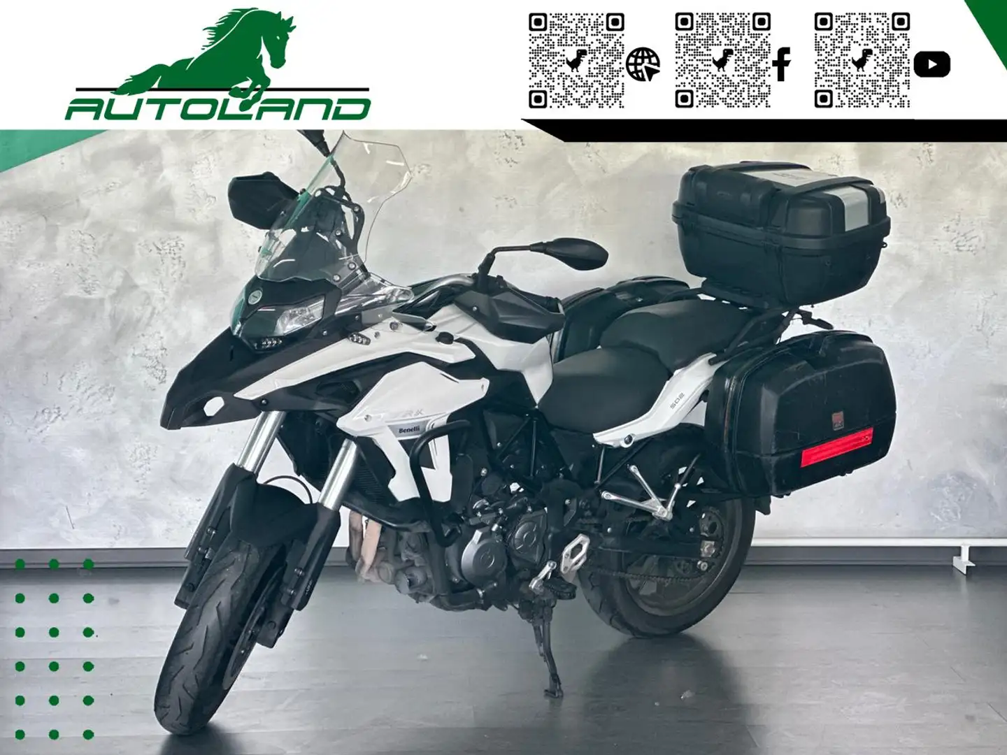 Benelli TRK 502 Borse Laterali*Baule posteriore*Finanziabile Bianco - 1
