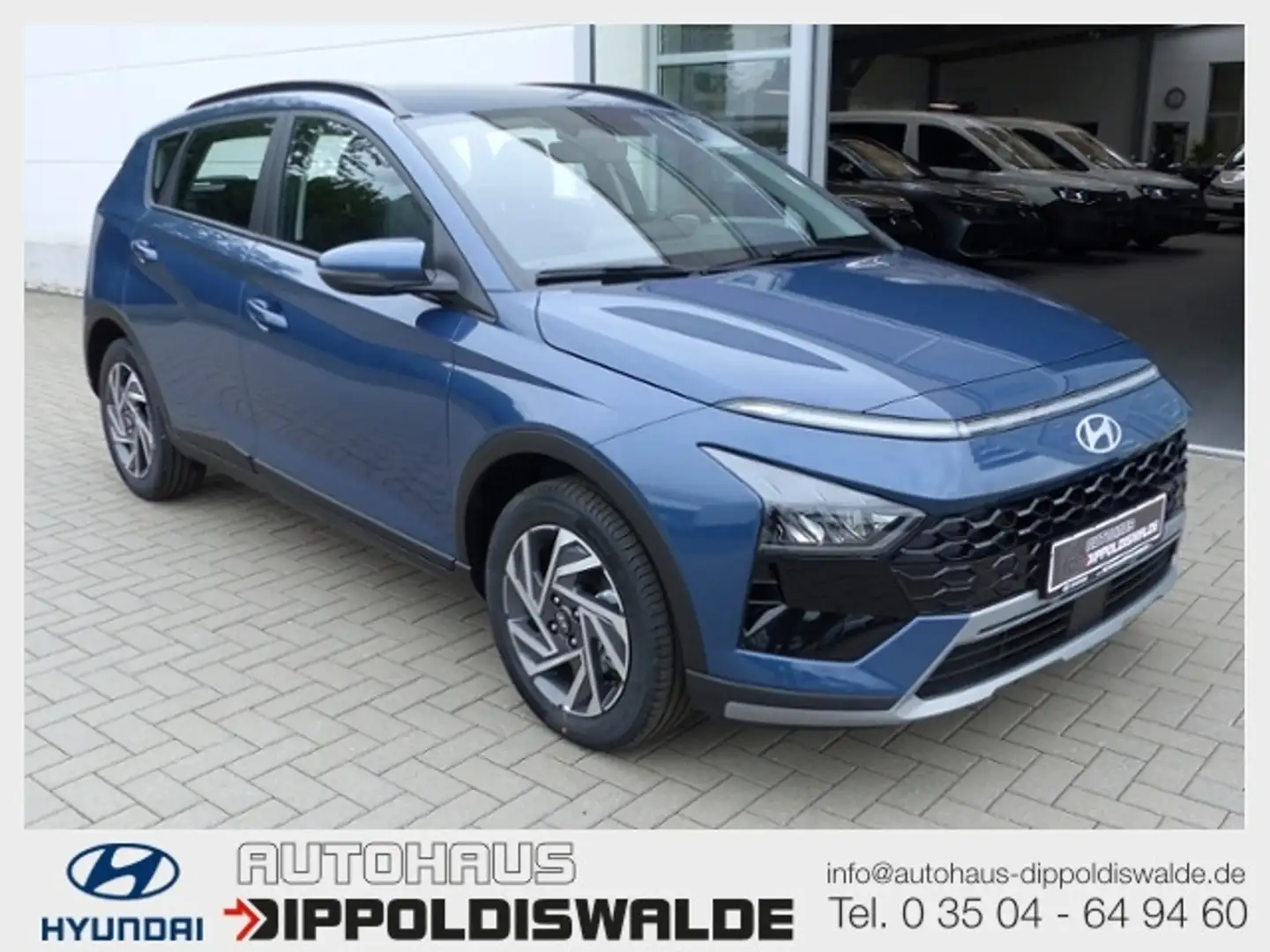 Hyundai BAYON 1.0 T-GDI Trend *LED*GRA*Navi* Bleu - 1