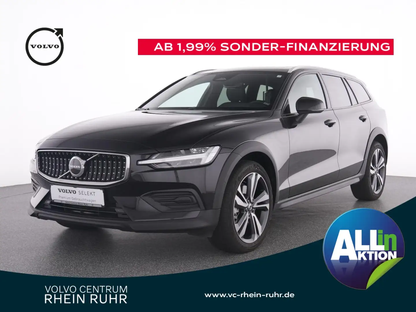 Volvo V60 Cross Country B4 AWD PLUS AHK+LM 19"+PANO Schwarz - 1