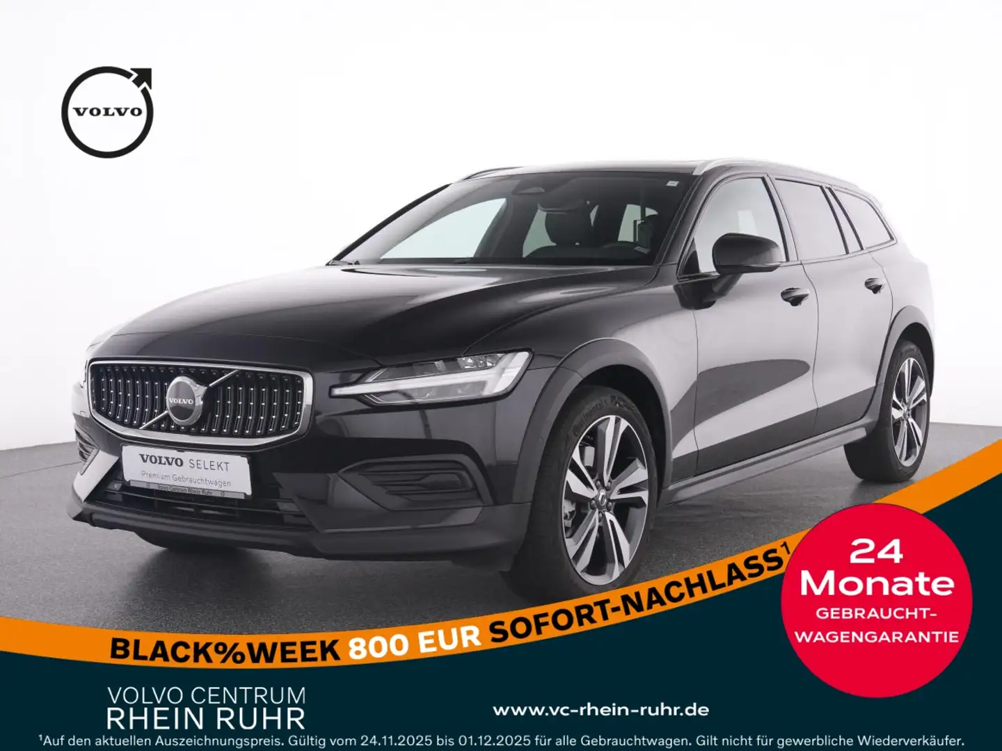 Volvo V60 Cross Country B4 AWD PLUS AHK+LM 19"+PANO Schwarz - 1