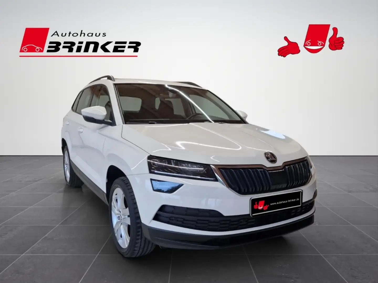 Skoda Karoq Style 1.6 TDI Navi LED El. Heckkl. Apple CarPlay A Weiß - 1