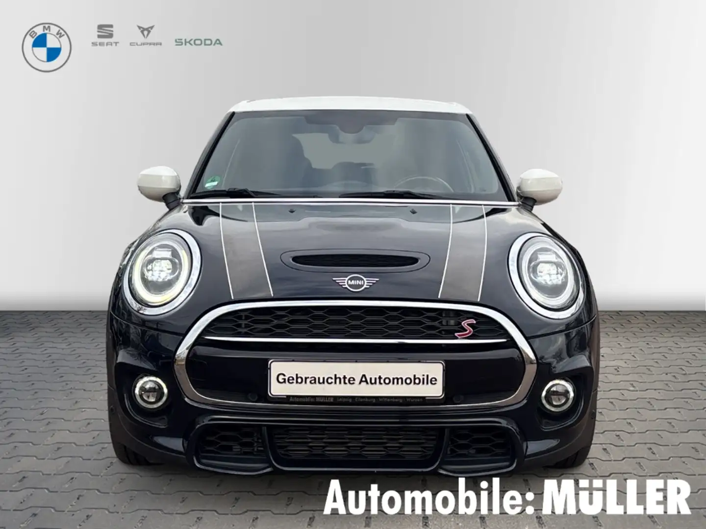 MINI Cooper S El. Panodach Leder LED Mehrzonenklima Fahrerprofil Schwarz - 2