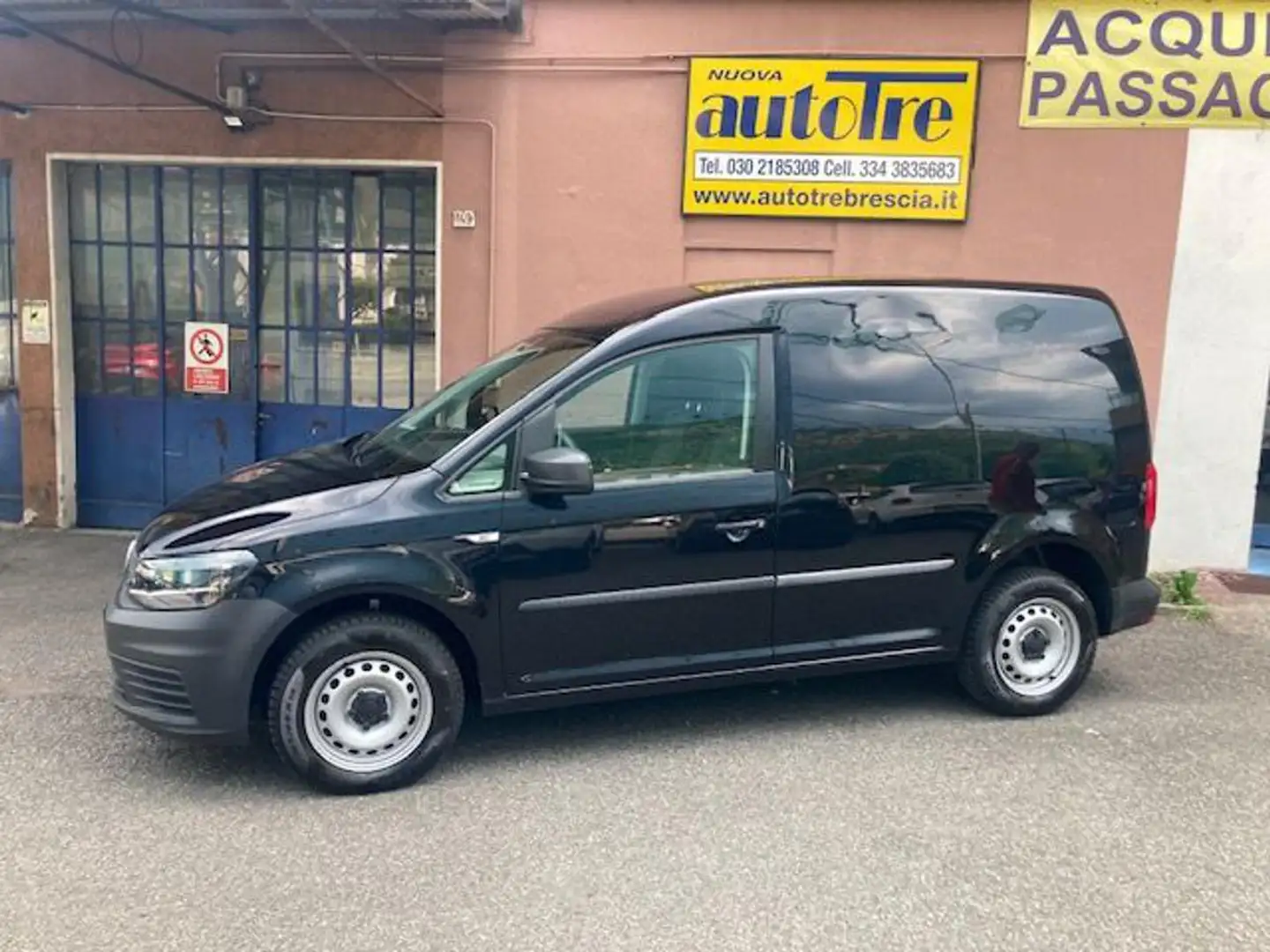 Volkswagen Caddy 2.0 TDI Furgone Business Zwart - 2