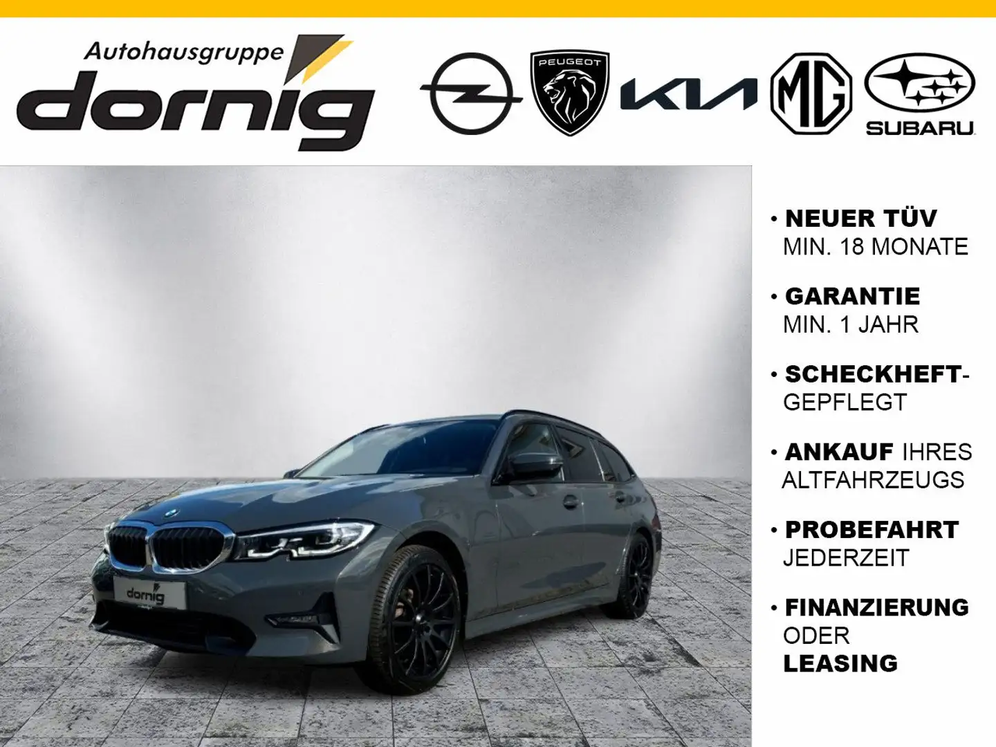 BMW 320 d Touring MildHybrid Sport Line Grau - 1