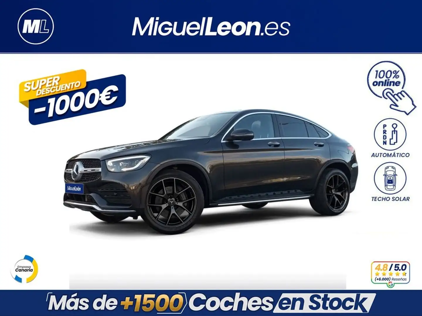 Mercedes-Benz GLC 300 300de 4Matic Gris - 1