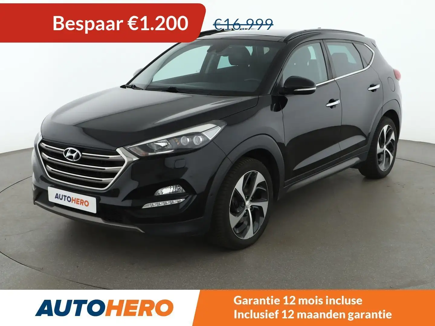 Hyundai TUCSON 1.6 TGDI Executive 4WD Zwart - 1