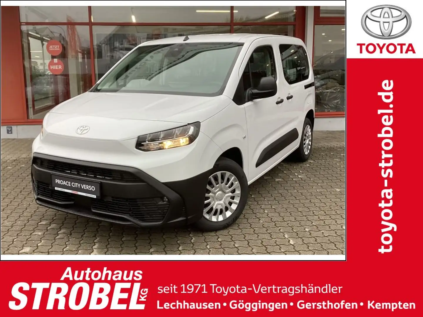 Toyota Proace City Verso 1.2 Turbo L1 Comfort Weiß - 1