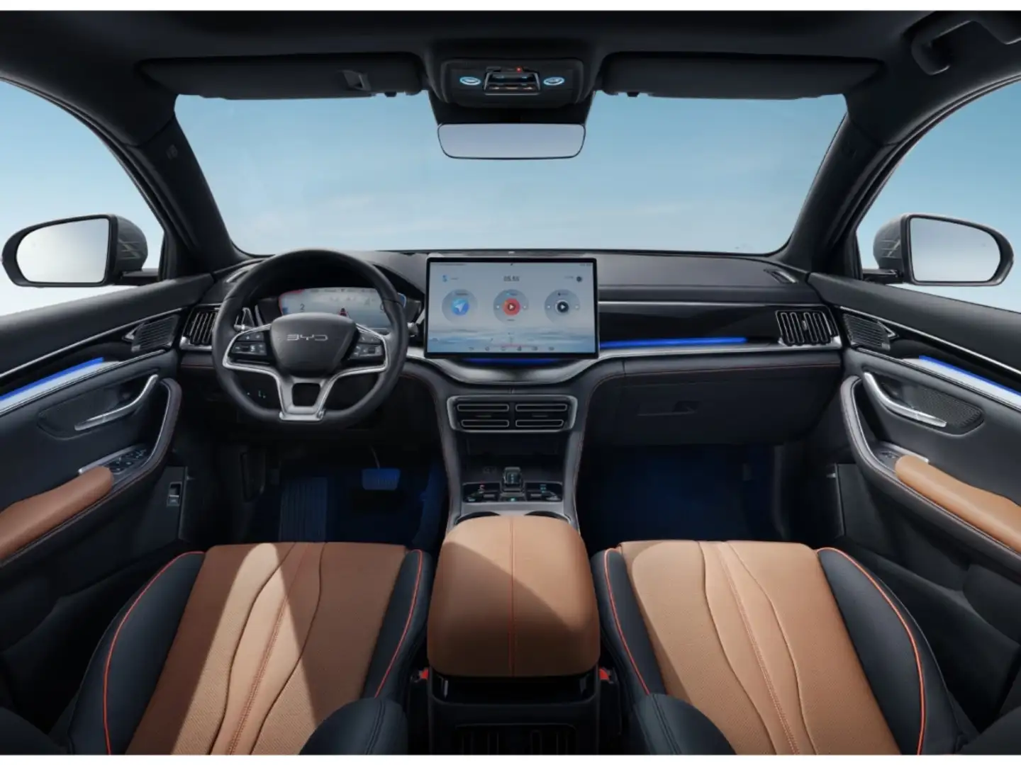 BYD Seal U DM-i 160KW Comfort Leder Pano 360°Cam HUD Voll Schwarz - 2