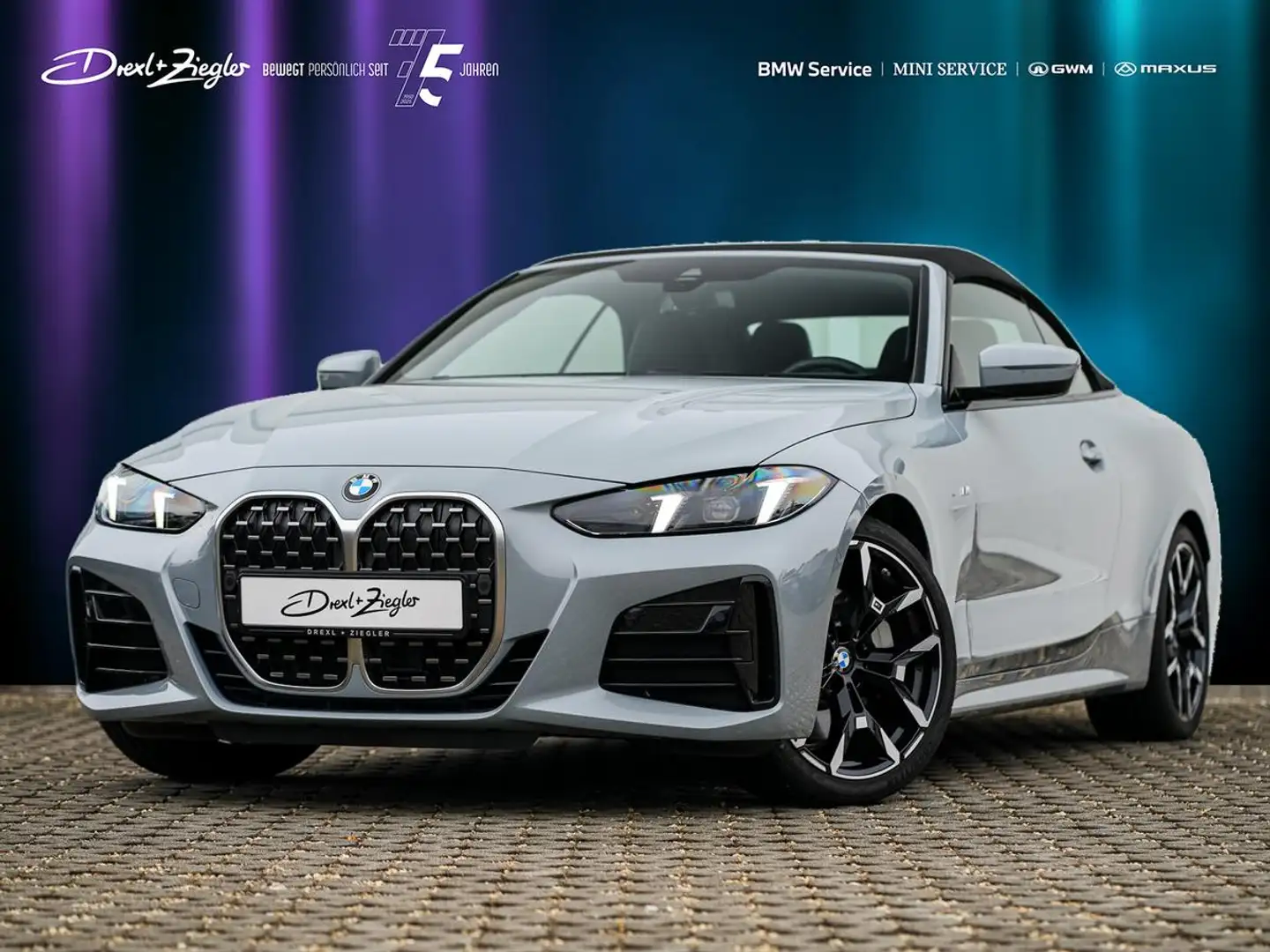 BMW 430 d Cabrio M Sport 19" ACC AHK KoZg Nackenwärm Gri - 1