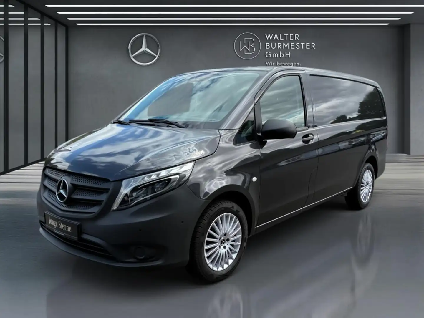 Mercedes-Benz Vito 116 CDI Kasten Lang +StHz+KAMERA+AHK+AUT Gris - 2