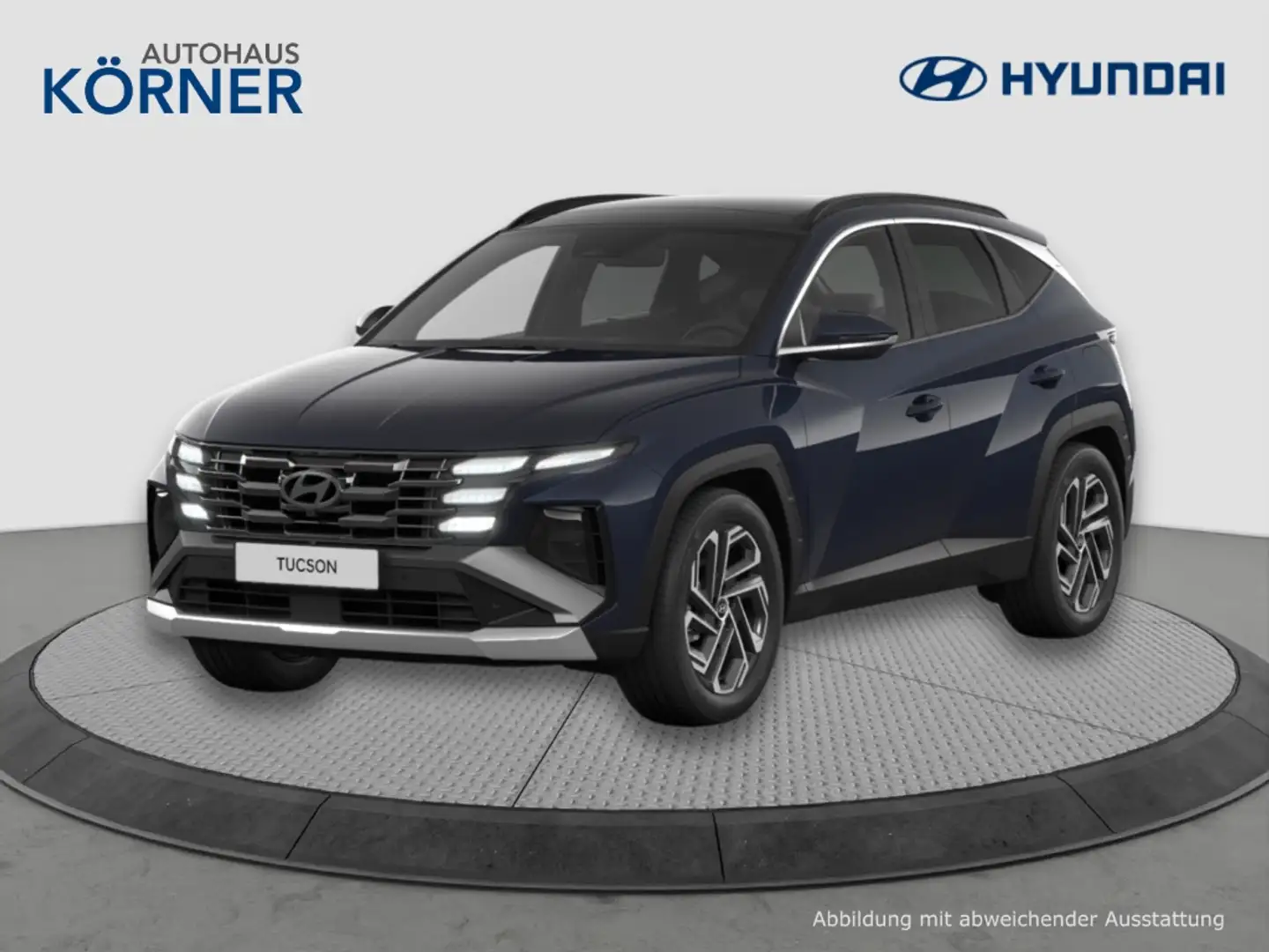 Hyundai TUCSON HYBRID 1.6 T-GDI PRIME ALLRAD KLIMASITZE KRELL MAT Blauw - 1