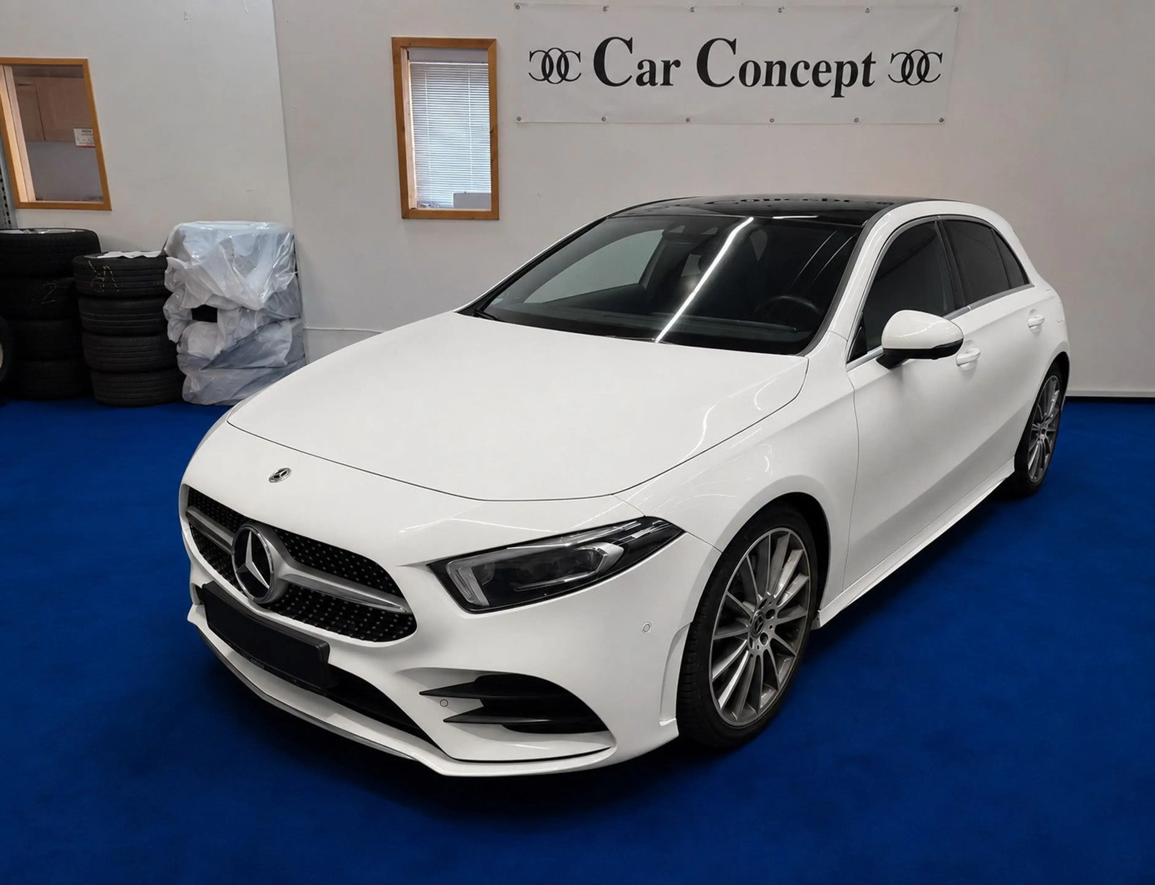 Mercedes-Benz A 250 DCT AMG Line Pano Sitzklima 360° Voll