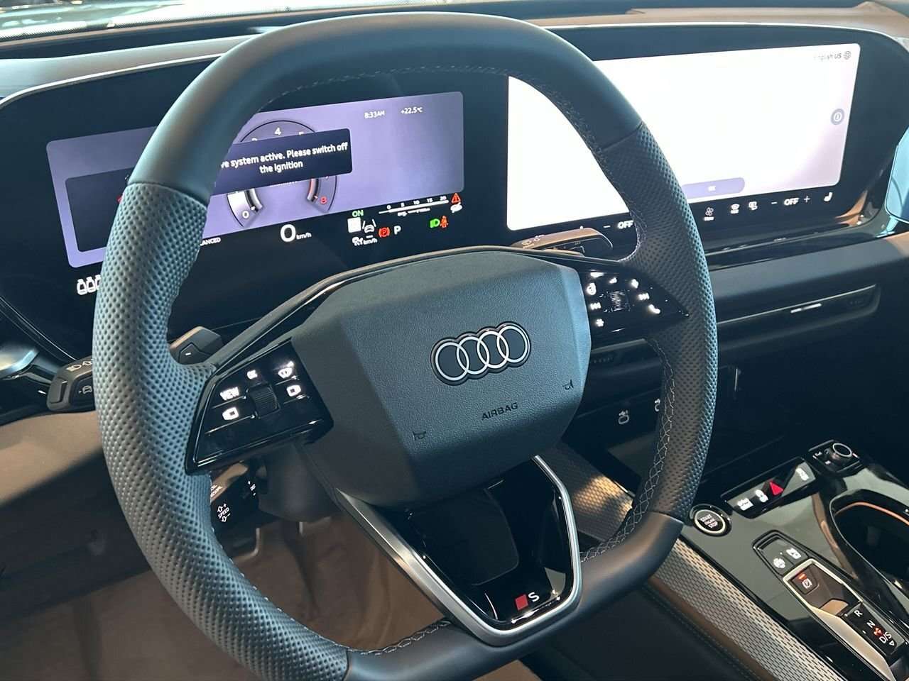 2026 Audi A5 TFSI Technik | Passenger display | Acoustic glass thumb 22