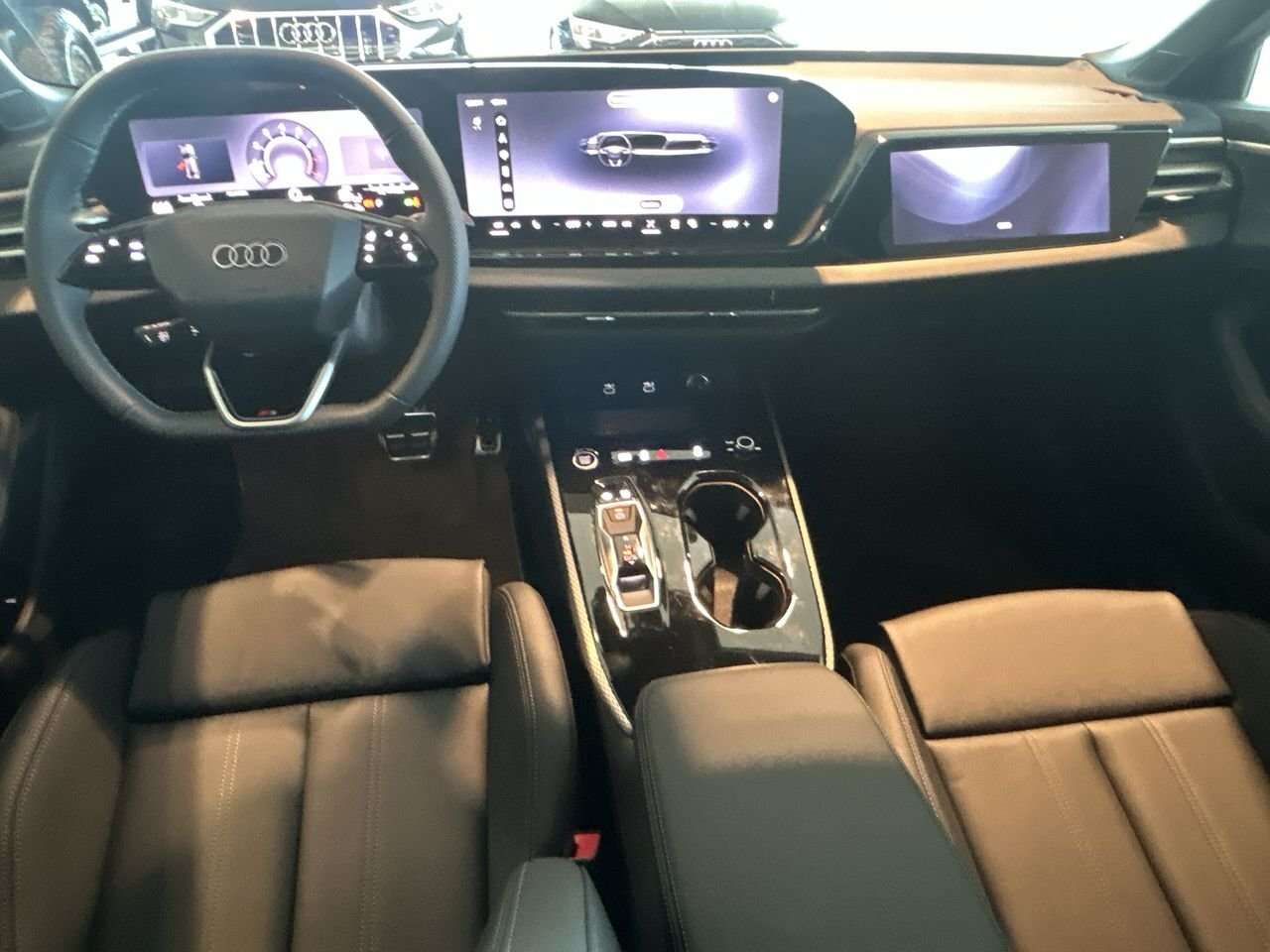 2026 Audi A5 TFSI Technik | Passenger display | Acoustic glass thumb 28