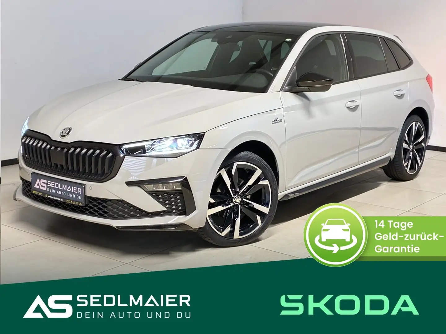Skoda Scala 1.5 TSI Monte Carlo PANO|RCam|ACC|MATRX|SHZ Gris - 1
