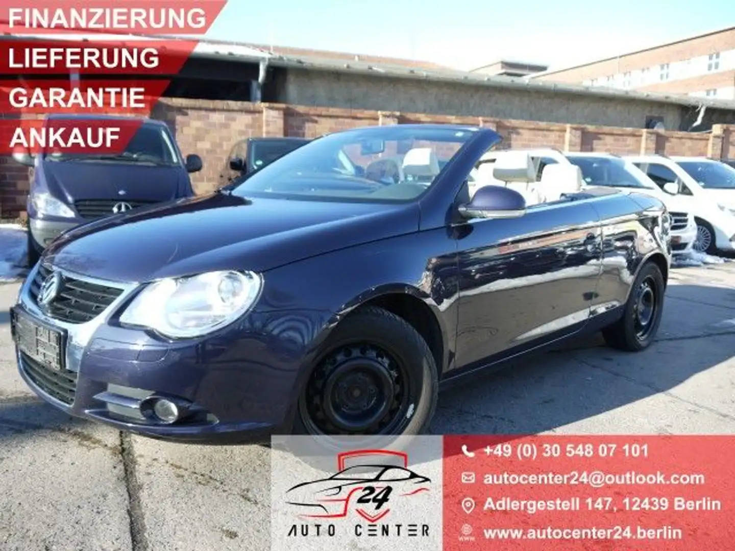 Volkswagen Eos /SHZ/PDC/Leder/6 Gang/Soundsystem Blau - 1