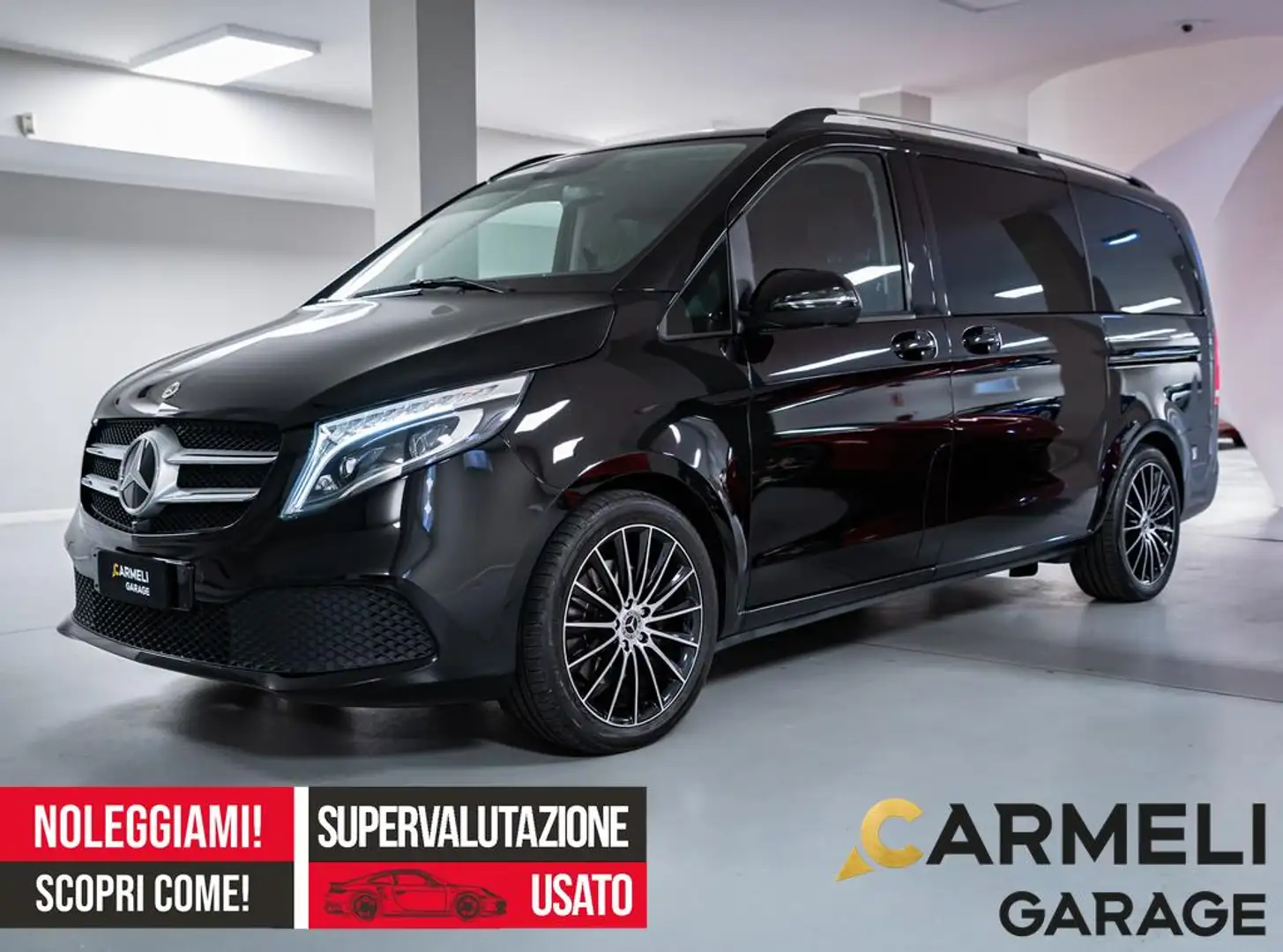 Mercedes-Benz V 250 250 d Automatic Premium Long -IVA ESCLUSA-7 POSTI Schwarz - 1