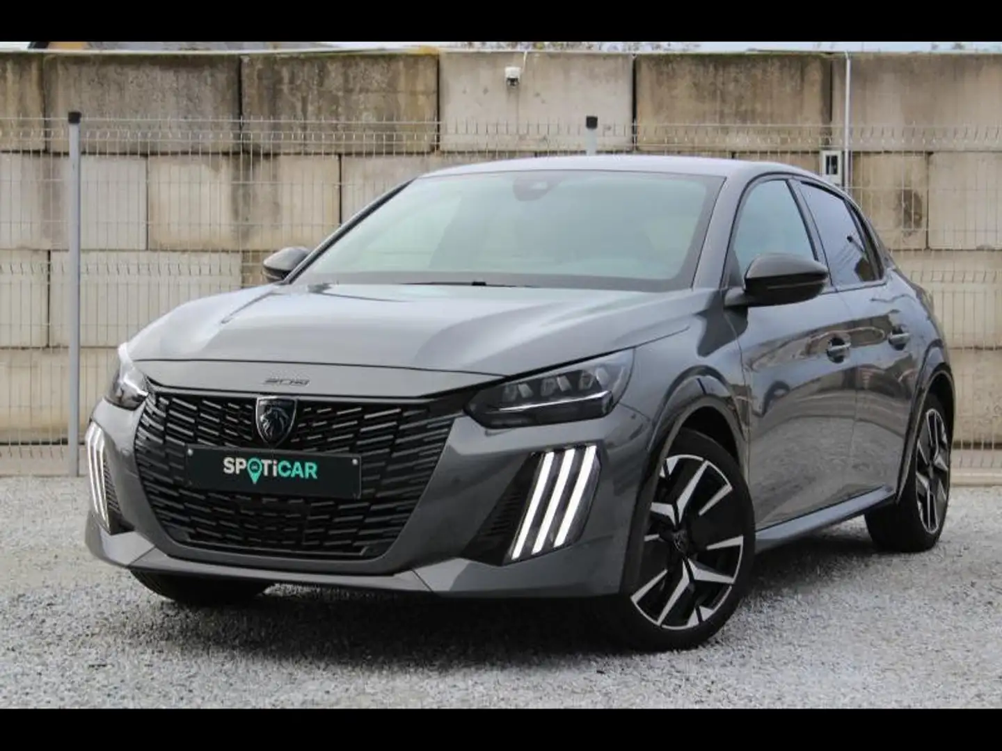 Peugeot 208 GT -CAM-NAV-CARPLAY-P.SENS V+A Gris - 1