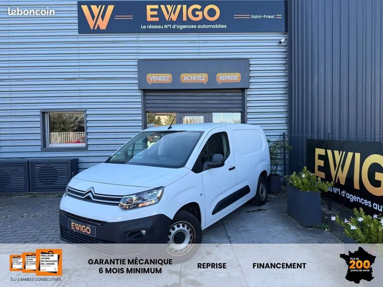 Citroen Berlingo vu cabine approfondie 1.6l 100ch xl l2 3