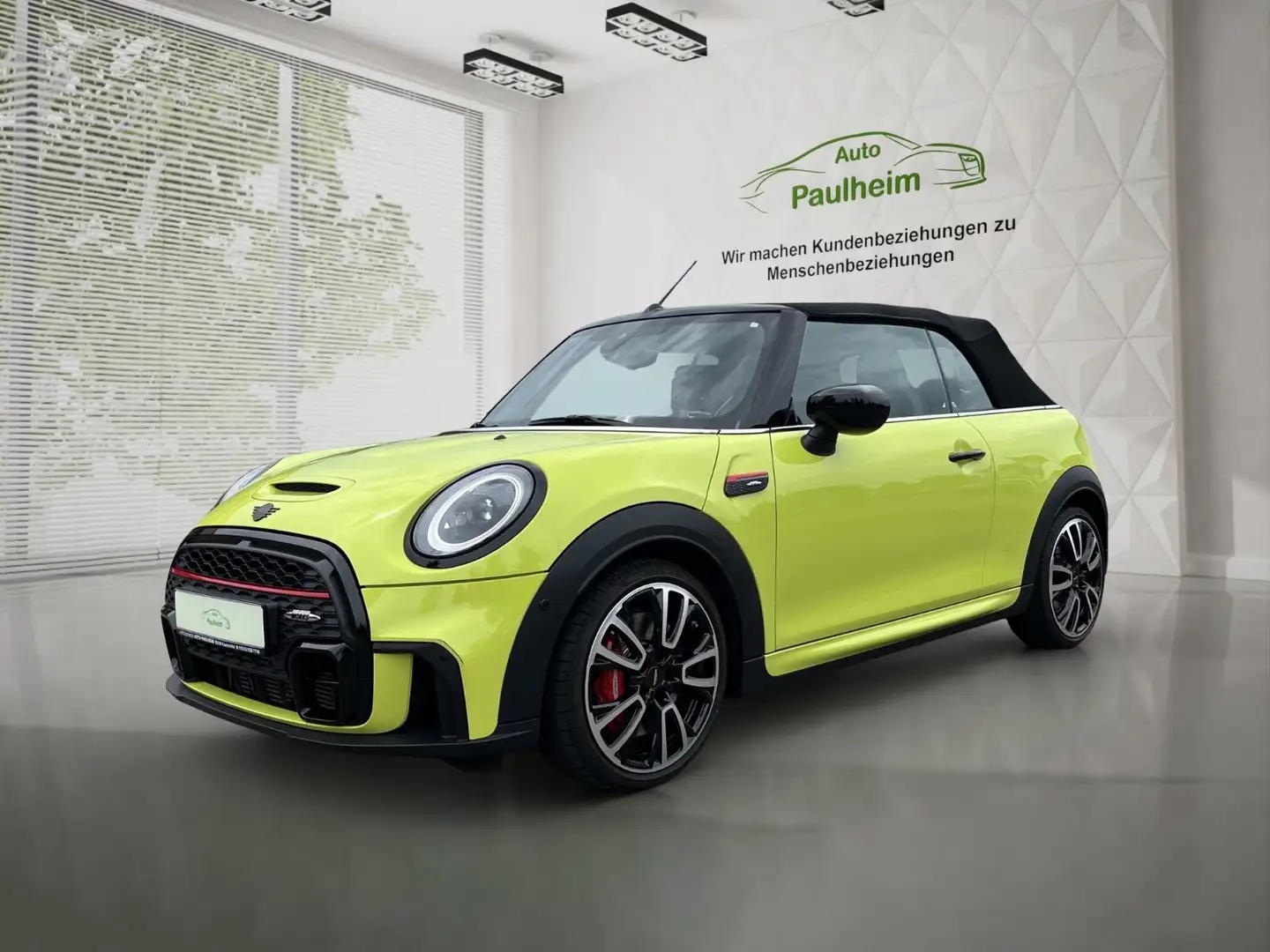 MINI John Cooper Works Cabrio »A-LED»SHZ»NAVI»ALU»HK Жовтий - 1