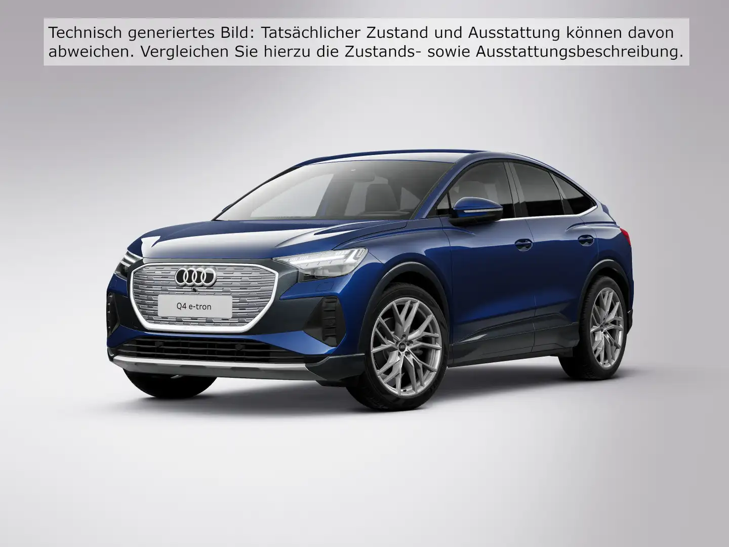 Audi Q4 e-tron Q4 Sportback 35 e-tron S line Navi Matrix AHK Blau - 2