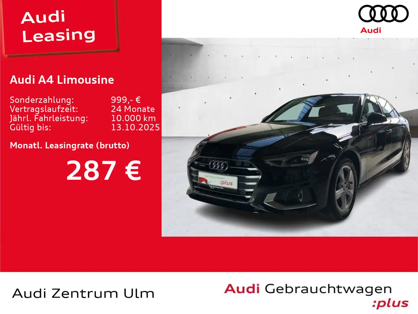 Audi A4 advanced 40 TDI  quattro NAVI STHZ Nero - 1
