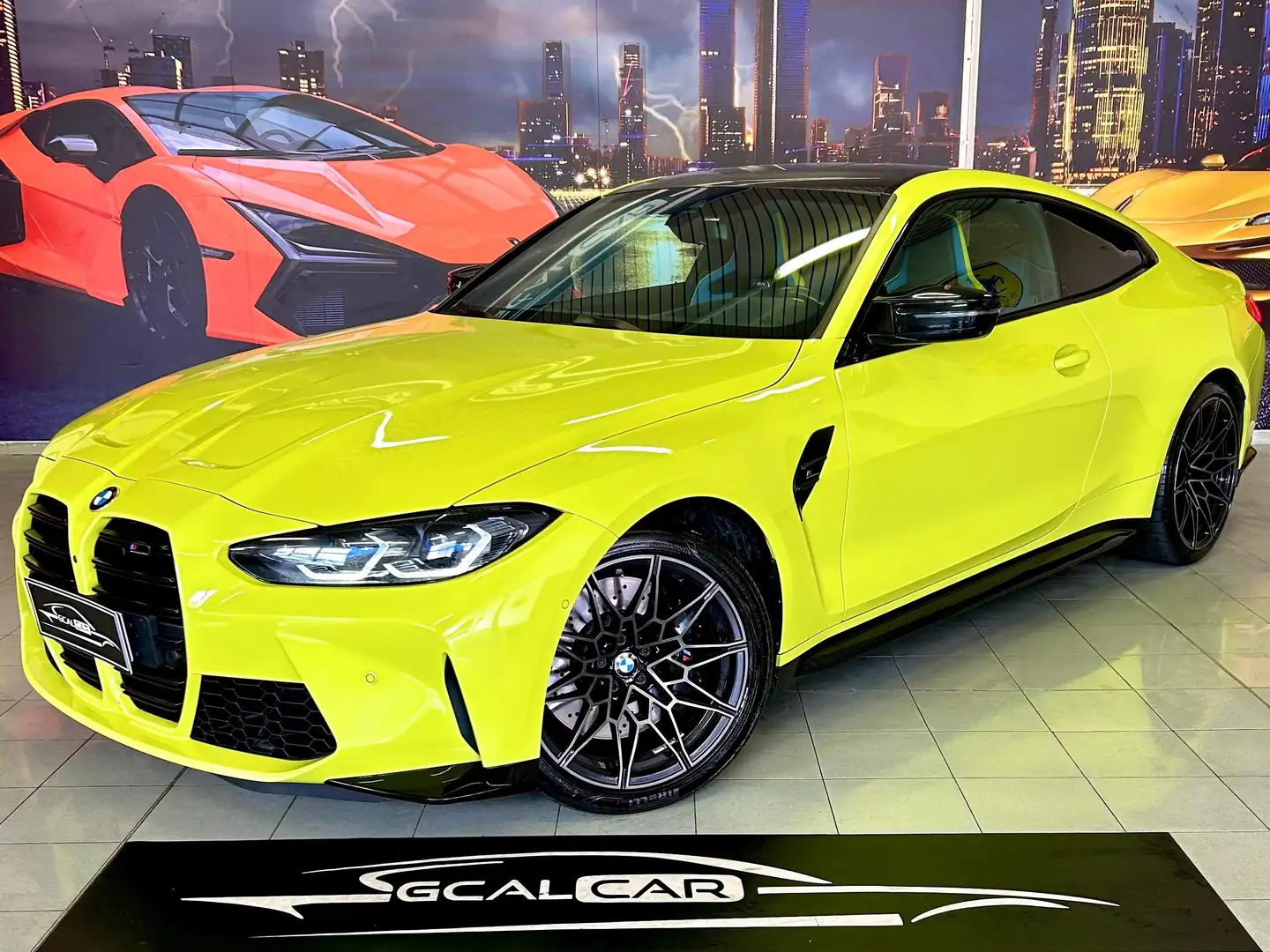 BMW M4 Coupe  Competition 510CV OK PERMUTE CERTIFICATA Grün - 1