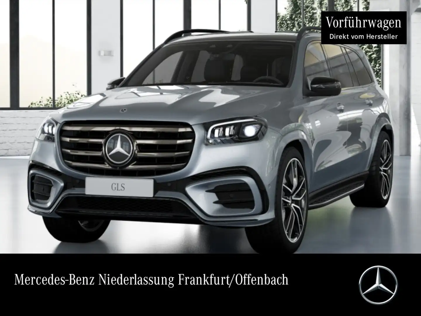 Mercedes-Benz GLS 450 d 4M AMG+NIGHT+PANO+360+AHK+MULTIBEAM+SPUR Silver - 1
