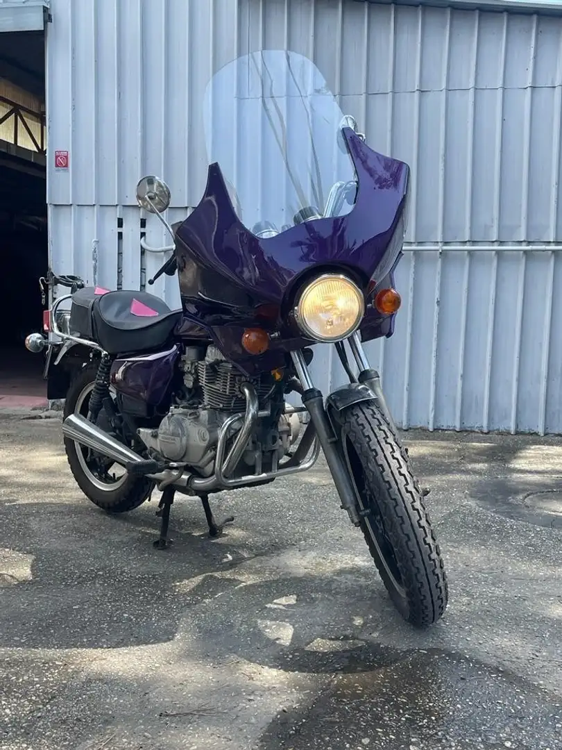 Honda CB 400 purple rain replica Fialová - 1