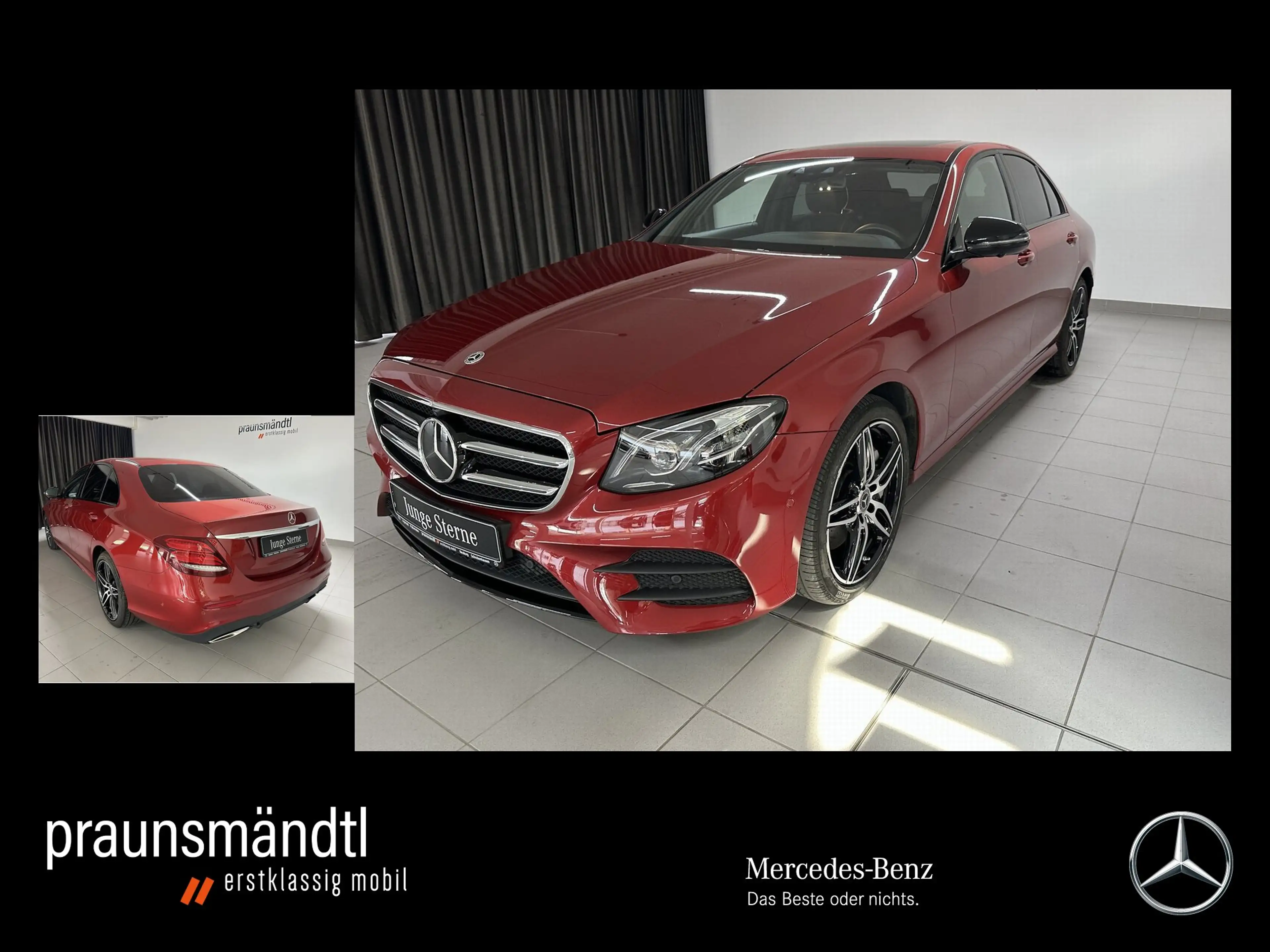 Mercedes-Benz E 400 4M AMG Night GlasSD/Dist/360°/MuBeam/Coman